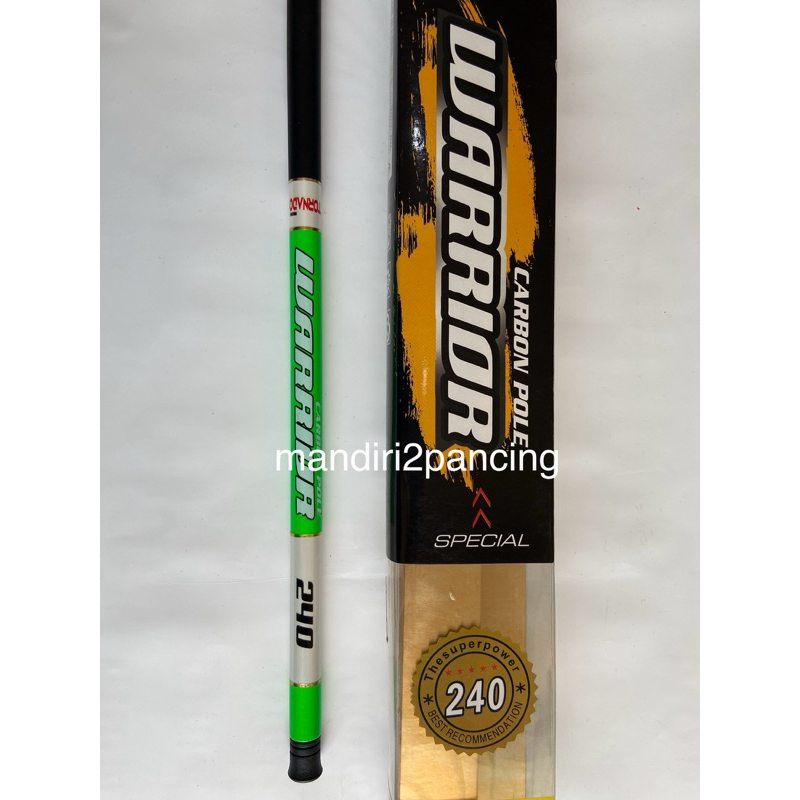 Joran Pancing / Stik pancing tornado WARRIOR carbon pole