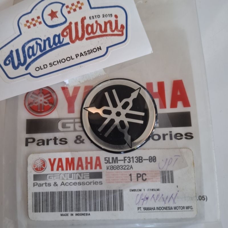 Emblem logo panel dasi depan Jupiter lama old T105 | 5LM-F313B-00