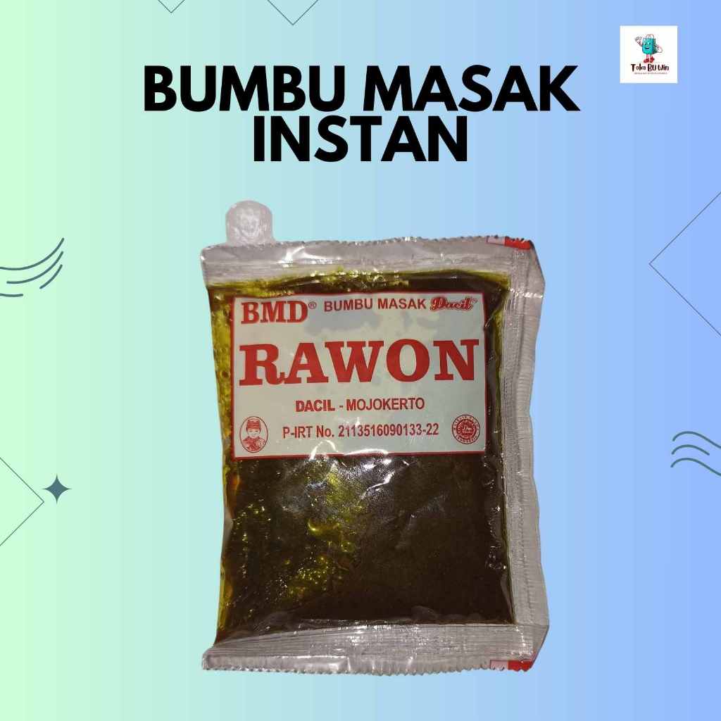 

BUMBU MASAK RAWON INSTAN BMD CEPAT SAJI SERBAGUNA DAPUR PALING ENAK TERLARIS PALING MURAH GROSIR