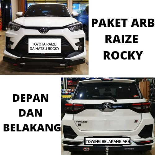 Towing Besi Pengaman Depan Belakang Mobil Raize/Rocky