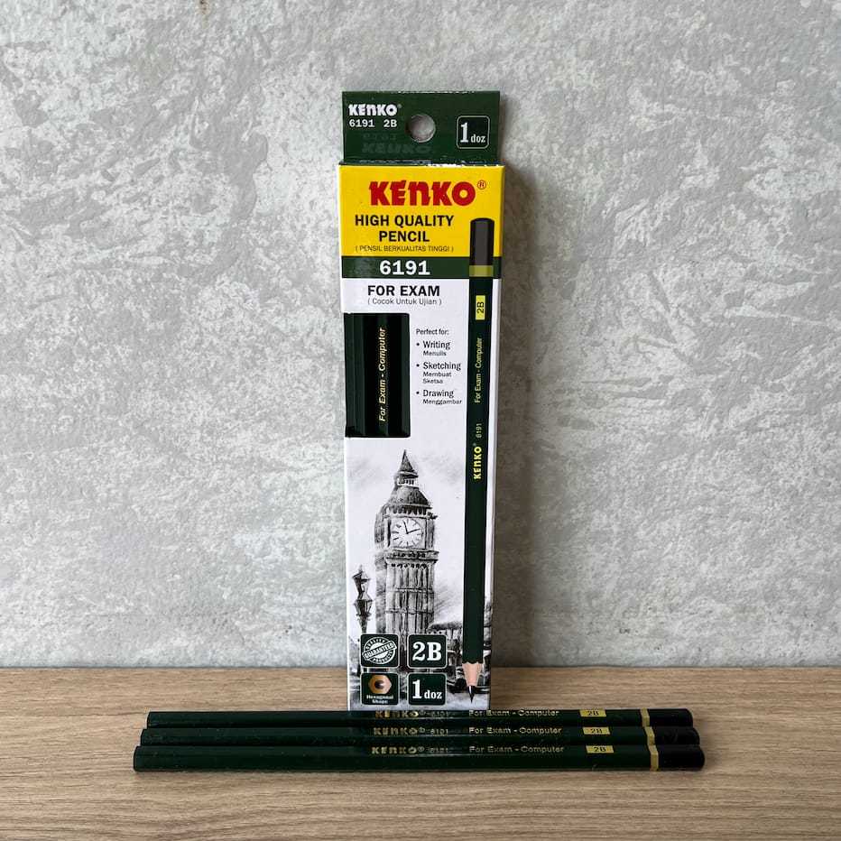 

SOS Pensil Biasa KENKO 6181/6191 2B (12 pcs) / Pencil/Potlot