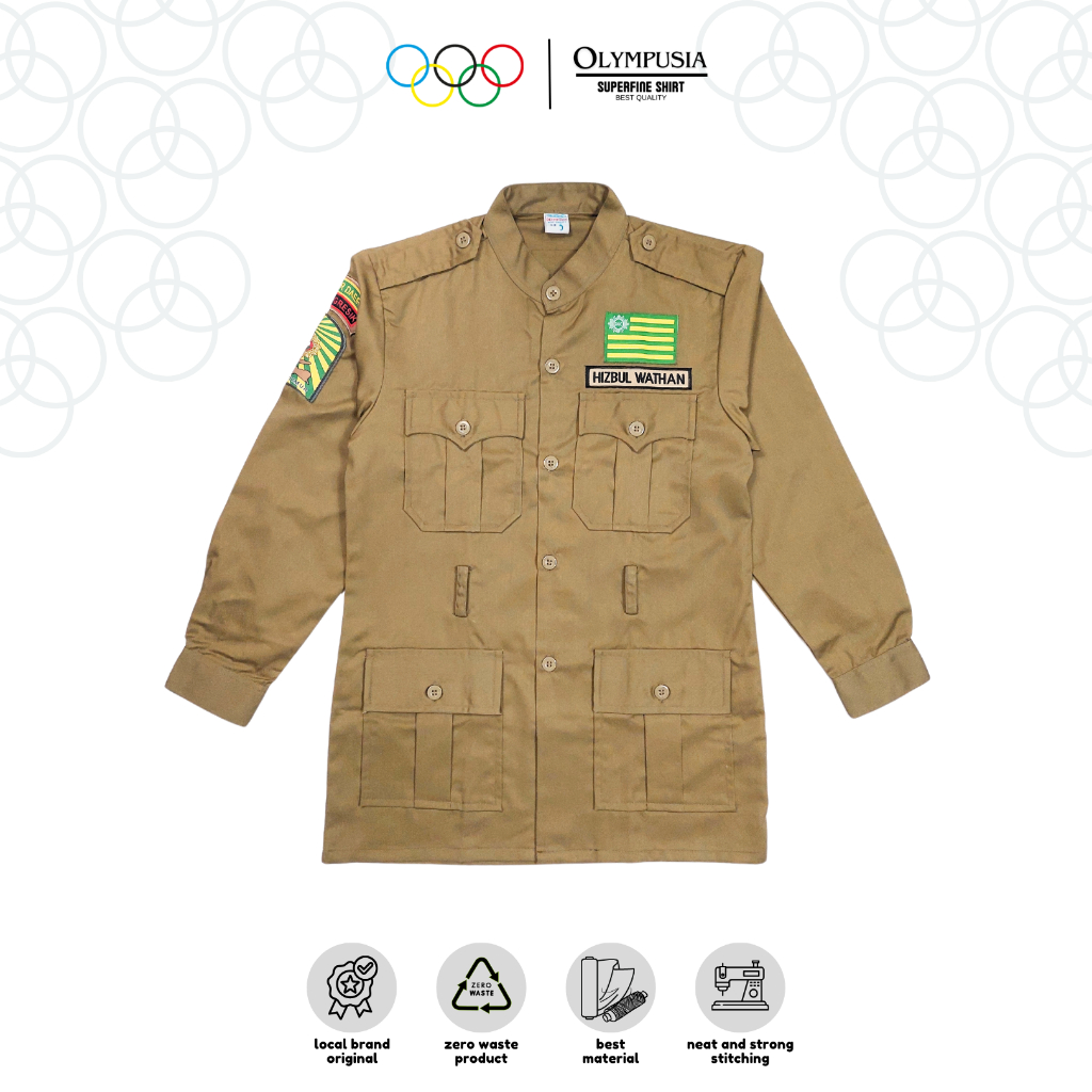 BAJU HIZBUL WATHAN PUTRI | Olympusia Seragam