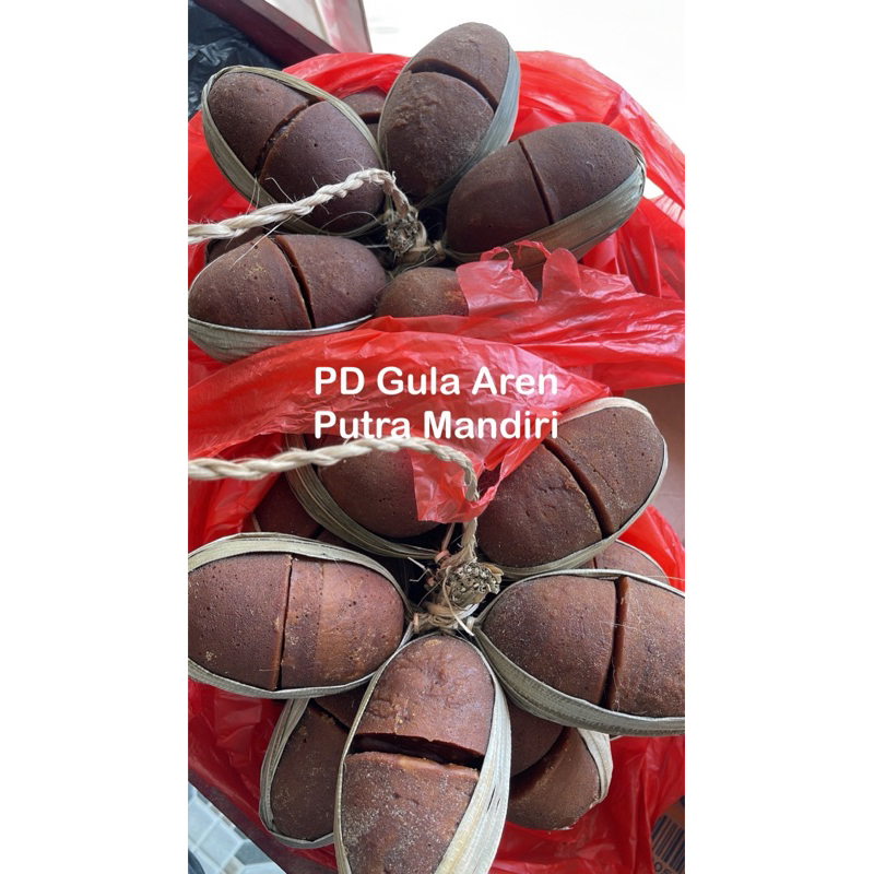 

GULA AREN CETAK 1 KOJOR ISI 5 HULU ASLI 100% LEBAK BANTEN