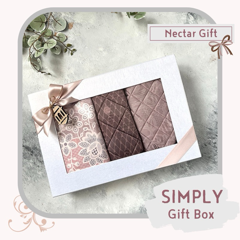SIMPLY GIFT BOX | Window Gift Box | Kotak kado | Gift box | Kotak Mika | Hadiah Mukena