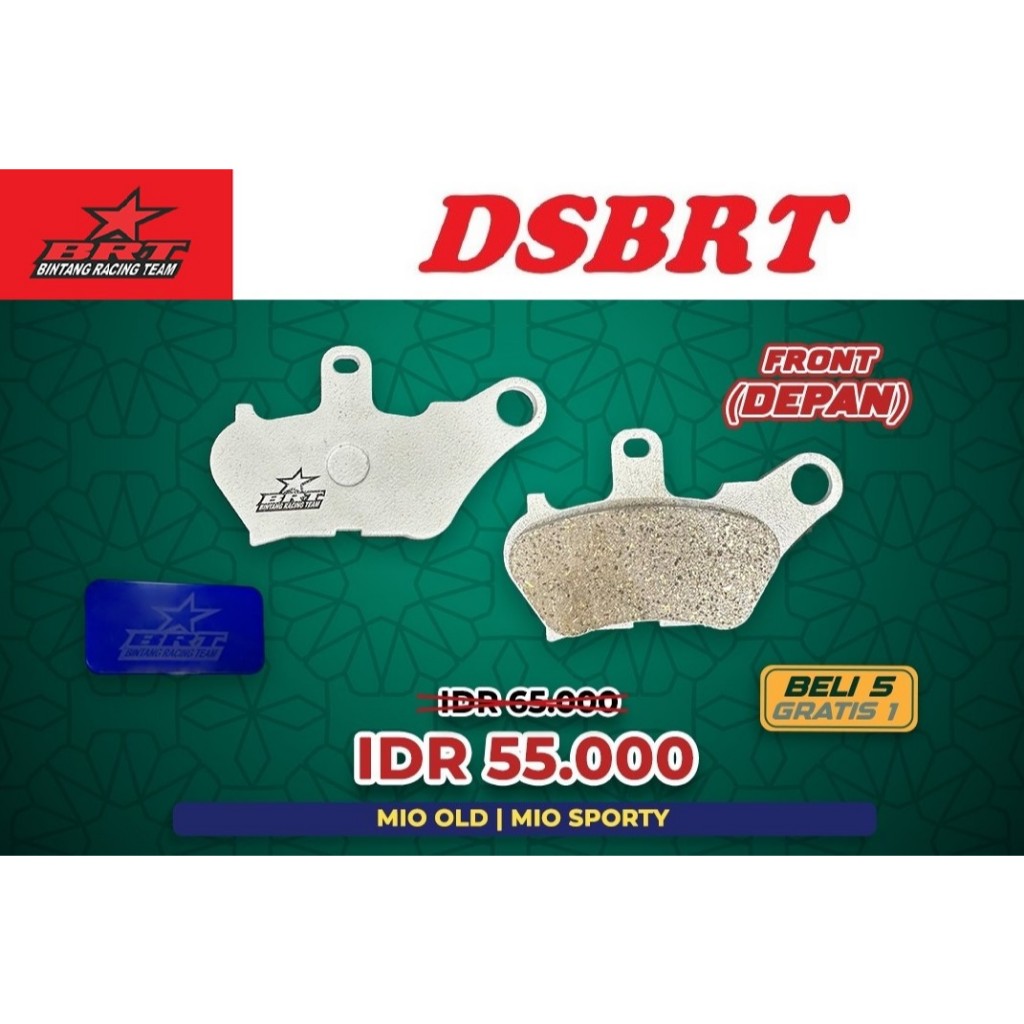 KAMPAS REM DEPAN CERAMIC BRT MIO KARBU MIO SPORTY LAMA MIO SOUL