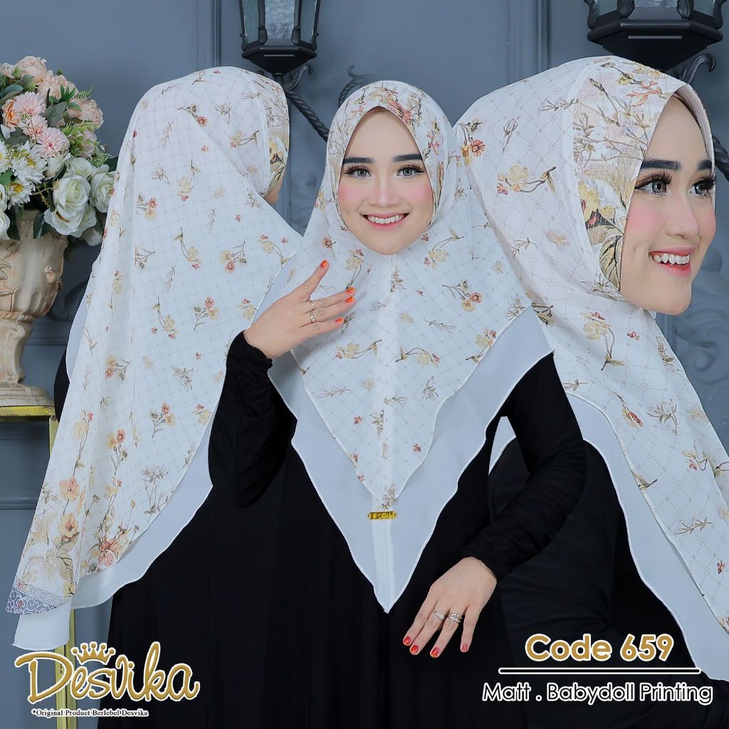 Hijab instan Desvika DC 659 original Desvika
