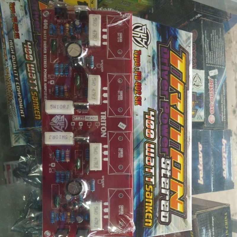 KIT Driver Power Safari Stereo TRITON 400 watt