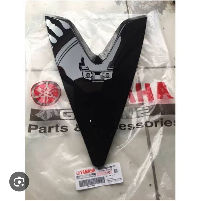 tameng depan aerox 155 hitam glossy ori yamaha