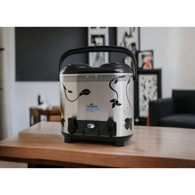 Water Jug Vicenza 6 L dan 6 L Twin Series VM1202WJ Lily dispenser Merek Vicenza wadah saji minuman, 