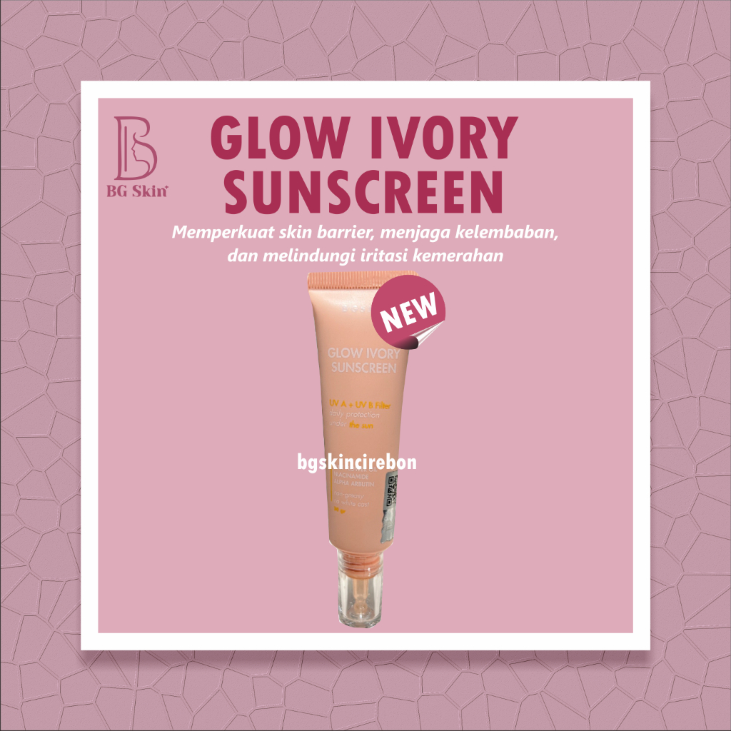 [BG Skin] Suncare Ivory Cream SPF 30 Glow Ivory Sunscreen NEW