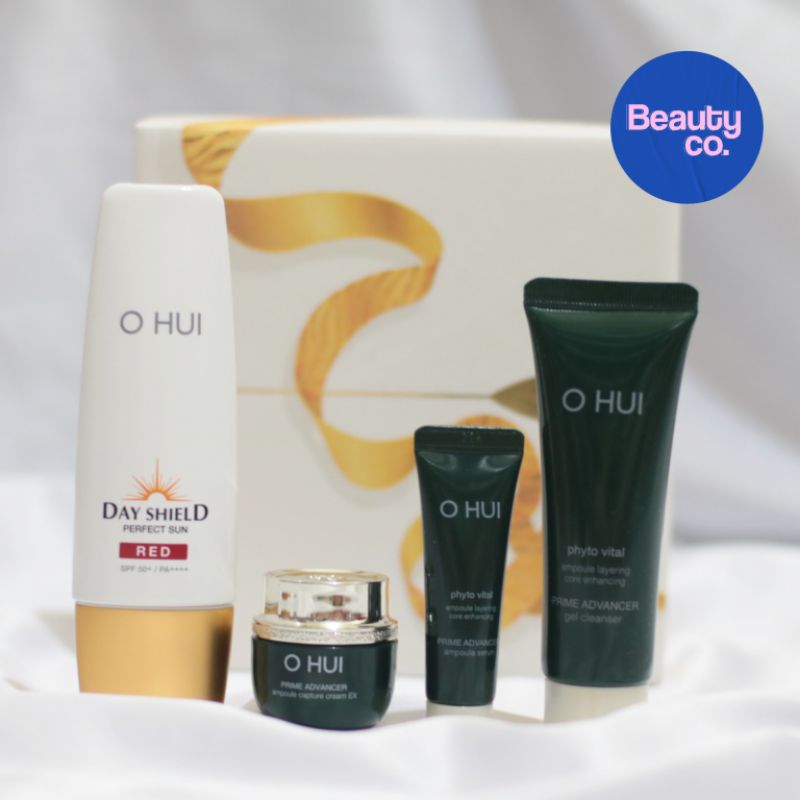 O HUI DAY SHIELD PERFECT SUN RED/BLACK 4 items SET