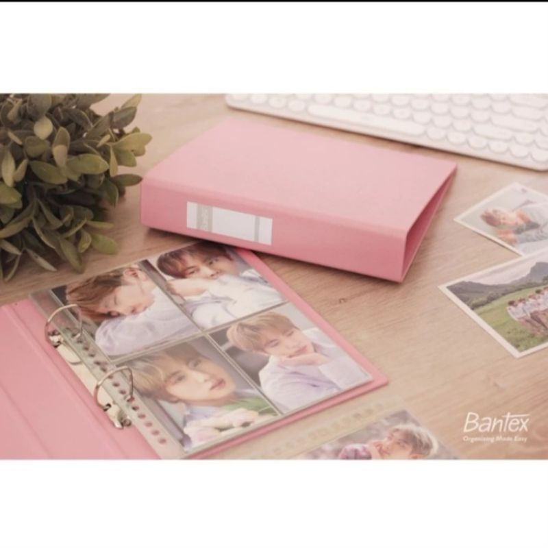 

[BARU] Bantex Photocard Album A5 2 Ring Binder Bubble Gum 8221P