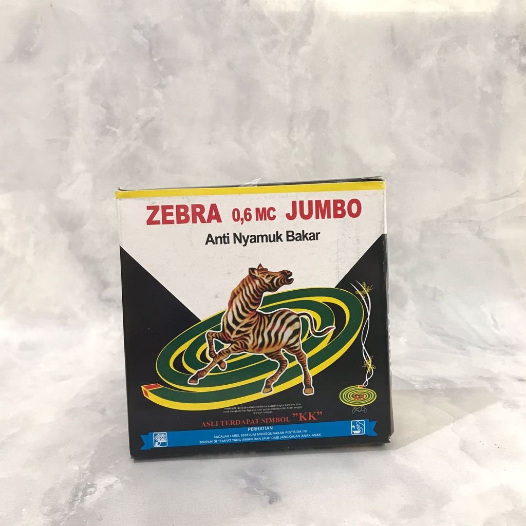 ZEBRA JUMBO ANTI NYAMUK BAKAR - OBAT NYAMUK BAKAR JUMBO ISI 5 PASANG