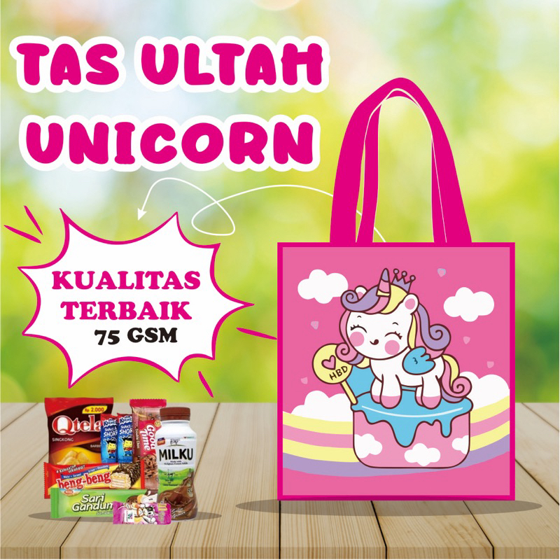 

TAS ULTAH CUSTOM GOODIEBAG ULTAH 25x13x20 FREE DESAIN