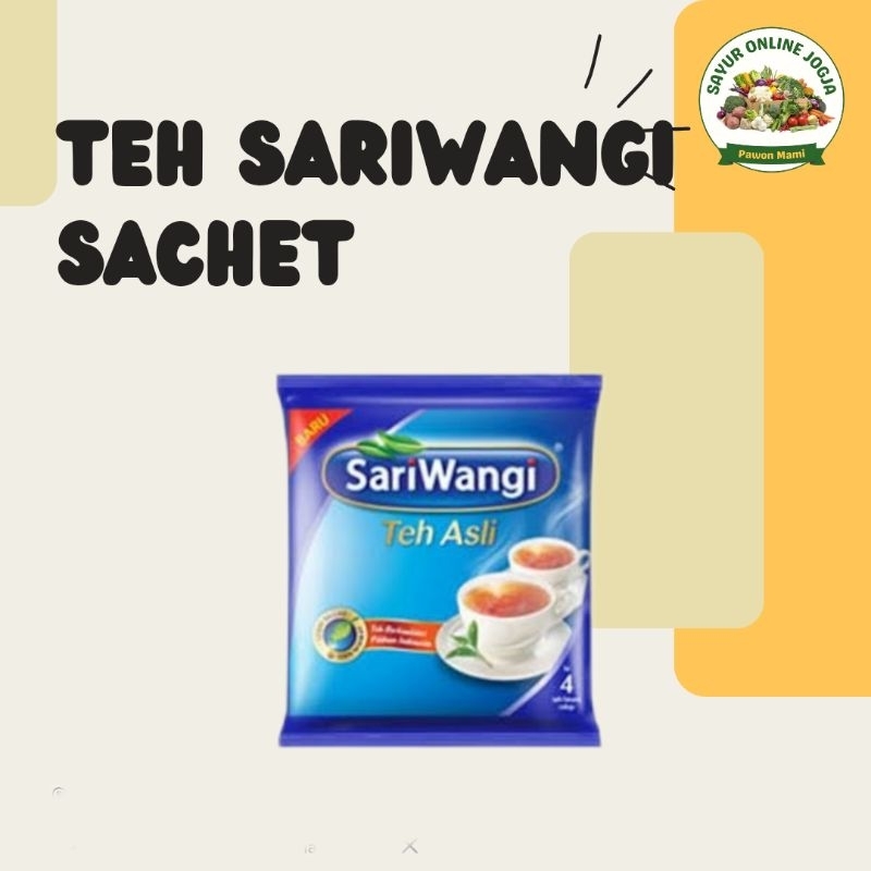 

Teh celup sariwangi sachet - PAWON MAMI SAYUR ONLINE JOGJA