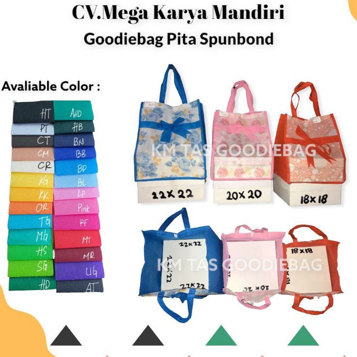 

Flash Sale Goodiebag Pita 22x22 Tas Pegangan Tali Isi 12pcs
