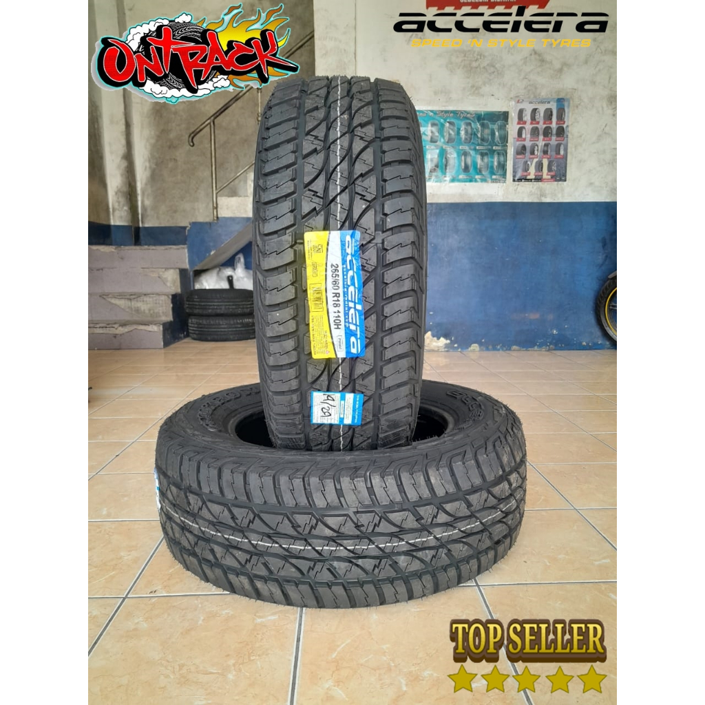 Ban Semi Offroad Merk ACCELERA 265/60 R18 Ban Mobil OMIKRON AT  - Gratis Pasang Balancing