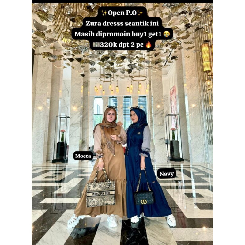 ZARA DRESS BY JOURNEY gamis JP Toyobo terbaru