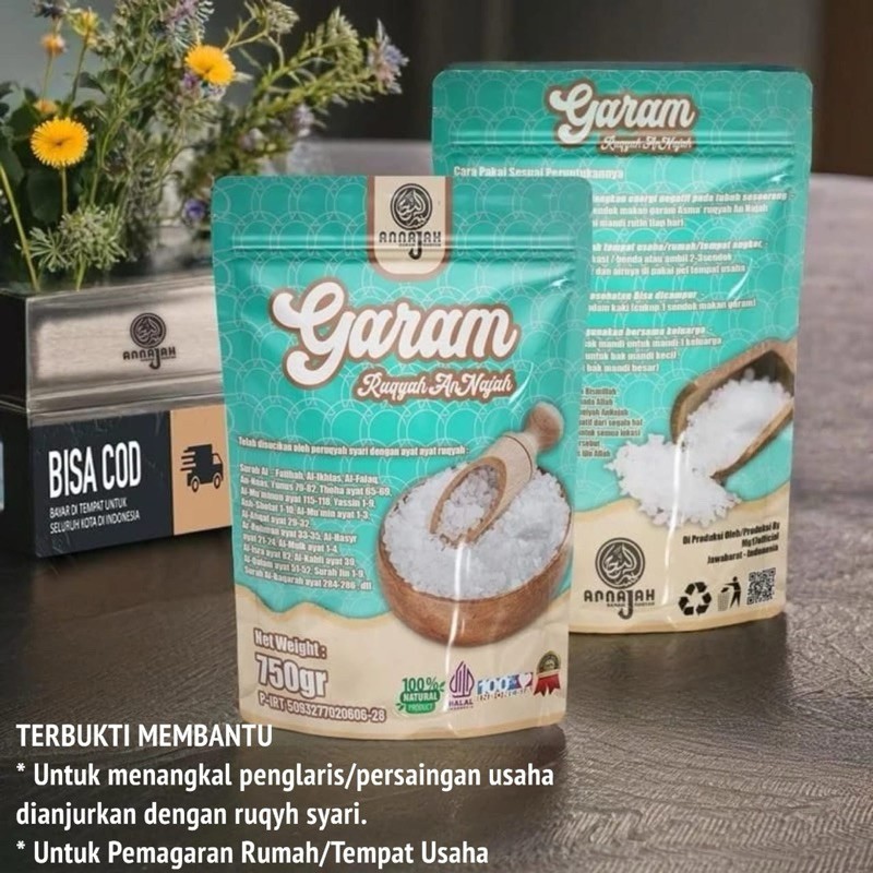

Garam Ruqyah Asma Bidara Annajah Fayidah Original Menetralisir Energi Negatif Ruqyah Rumah Toko Tempat Usaha