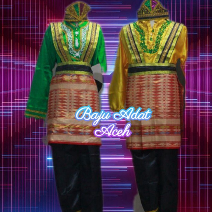 COD Baju Adat Aceh Dewasa  Tari Saman Aceh PriaWanita