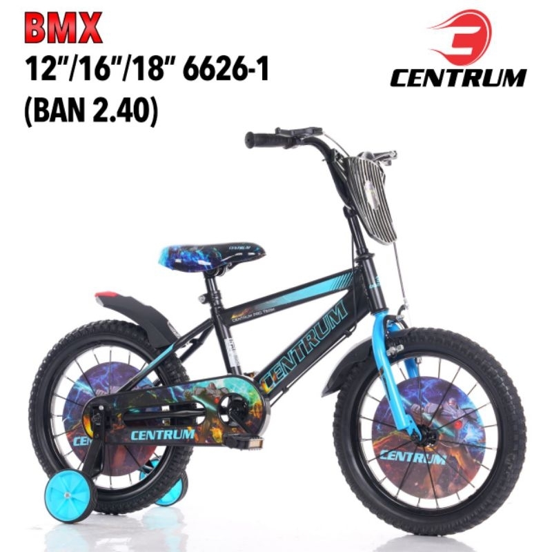 Sepeda Anak Laki BMX 12 16 18 Inch CENTRUM 6626-1 BAN 2.40 READY Pontianak