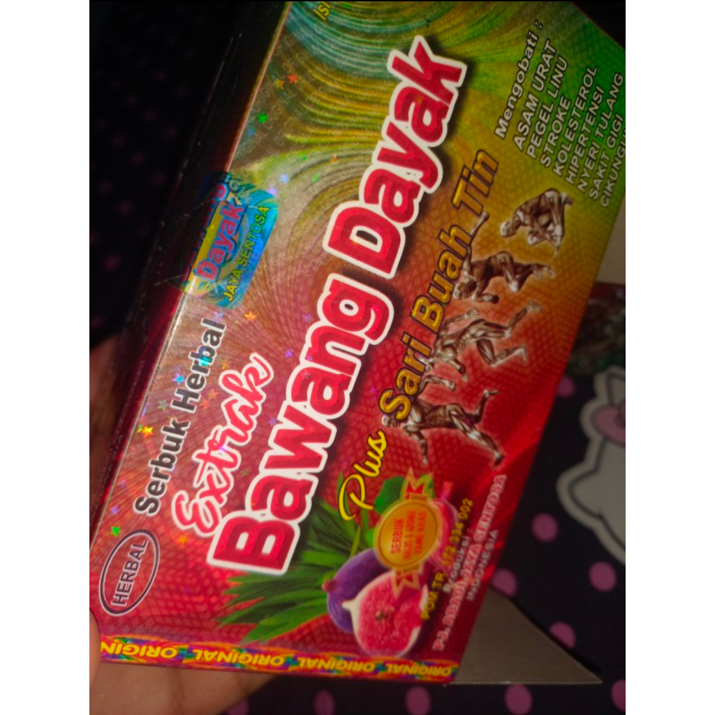 COD jamu serbuk bawang dayak 1 box isi 30sachet Serbuk Herbal Extrak Bawang Dayak Plus Sari Buah Tin