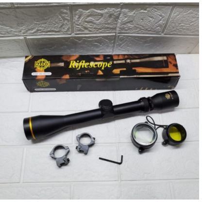 TELESKOP HAKKO 4-16X44 RING GOLD TUBE 30 ANTI GETAR