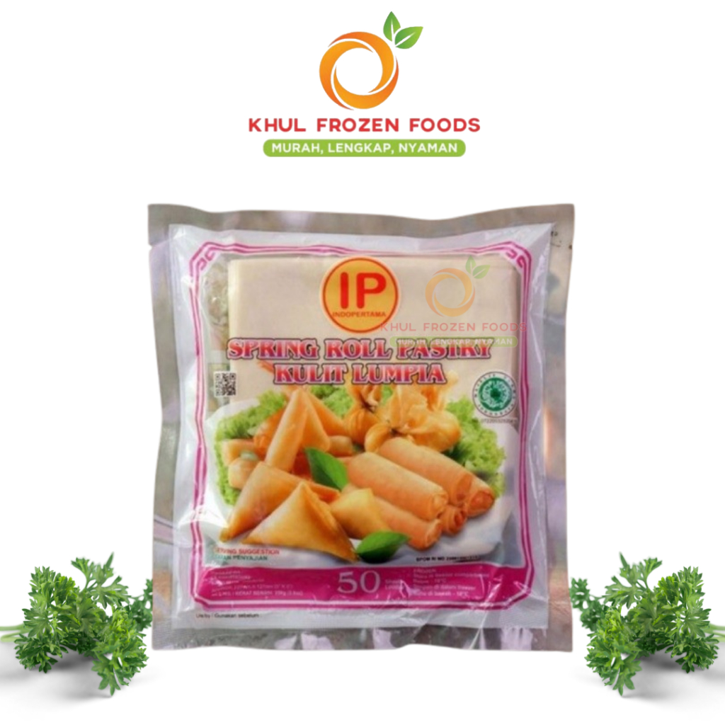 

IP Kulit Lumpia Kecil 250Gr / Kulit lumpia / Khul frozen foods