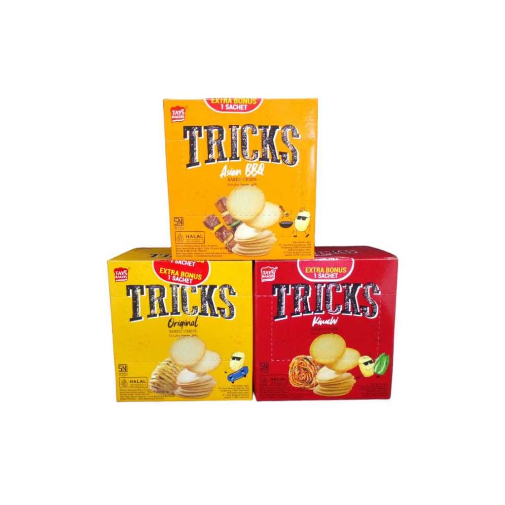 

Tricks Kentang 12gr - Pak Isi 10 Pcs