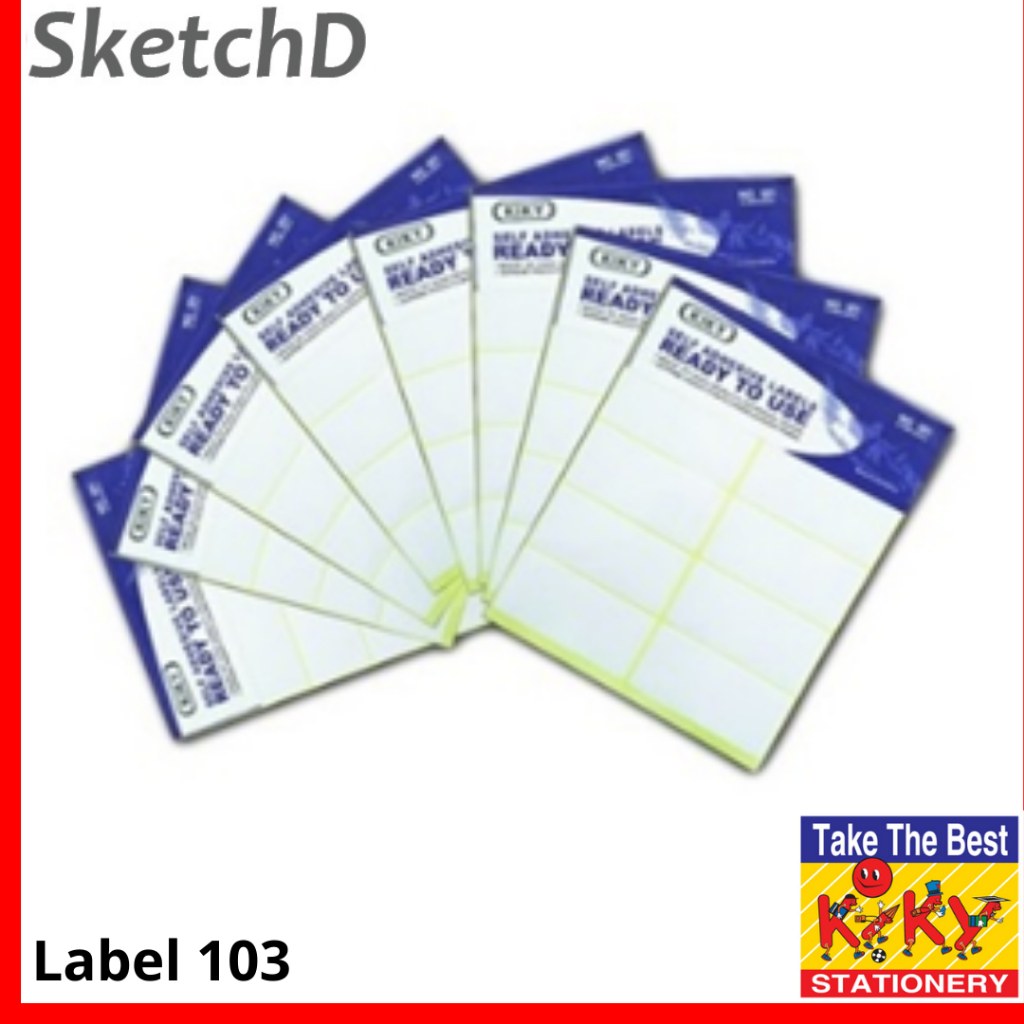 

Label stiker 103 POLOS Kiky - Label undangan 32 x 64 mm