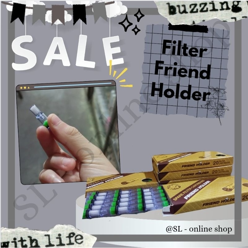 Filter refill spare filter cartridges friend holder isi ulang filter