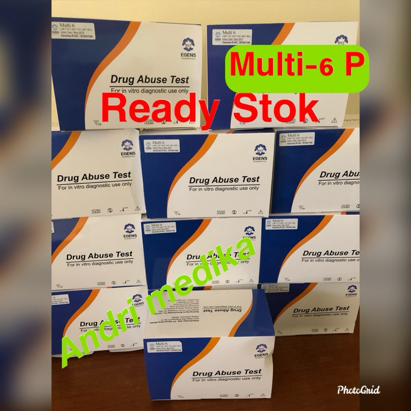 Tes Urine Multi-6 Parameter BNN Merk Egens / SR