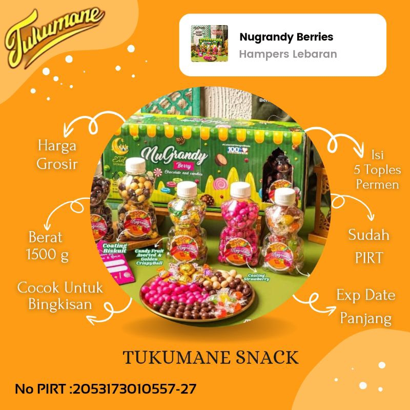 

Parcel/Hampers lebaran NuGrandy Berry Chocolate and Candies