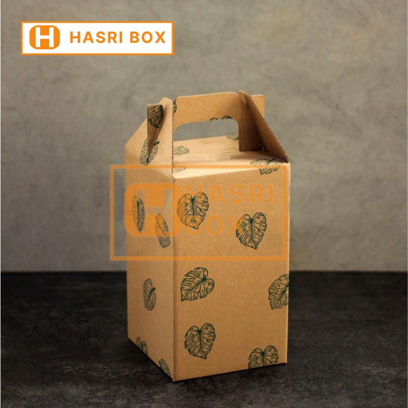 

( 10pcs ) Dus Toples 250gr Isi 3 Kardus Box Jinjing Packaging Hampers Parcel Kotak Kue Kering Dus Ukuran 12x12x20cm