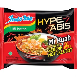 

INDOMIE MIE KUAH INSTANT RASA SEBLAK HOT JELETOT 75gr (6PCS)