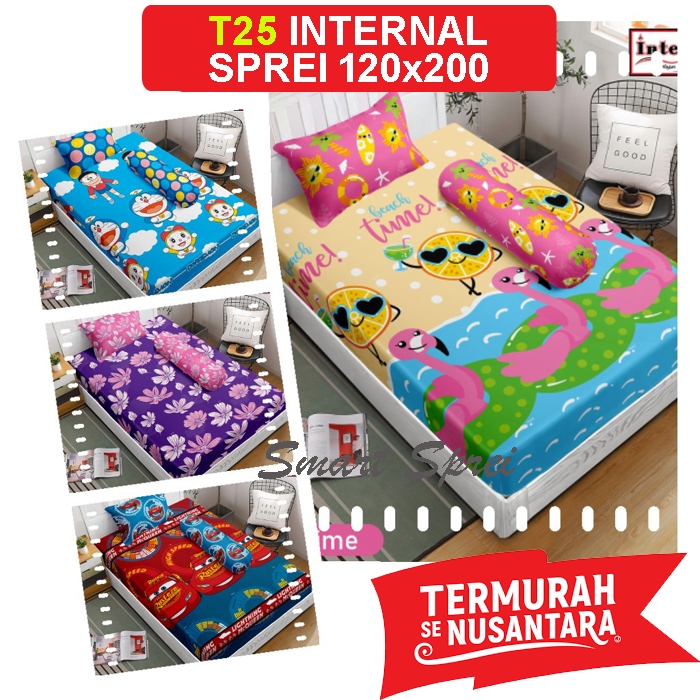 T25 SPREI INTERNAL 120x200 TINGGI 25 cm / SPREI INTERNAL SINGLE / SPREI KATUN 120x200 TINGGI 25