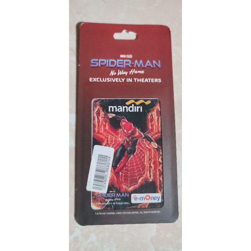 E-Money Mandiri Edisi Spesial Spiderman No Way Home