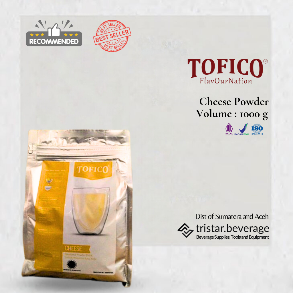 

Premium Cheese Powder / Tofico Cheese Powder / Bubuk Minuman Rasa Keju / Powder Keju / Minuman Serbuk Premium Berperisa Keju / Cheese Powder 1 Kg