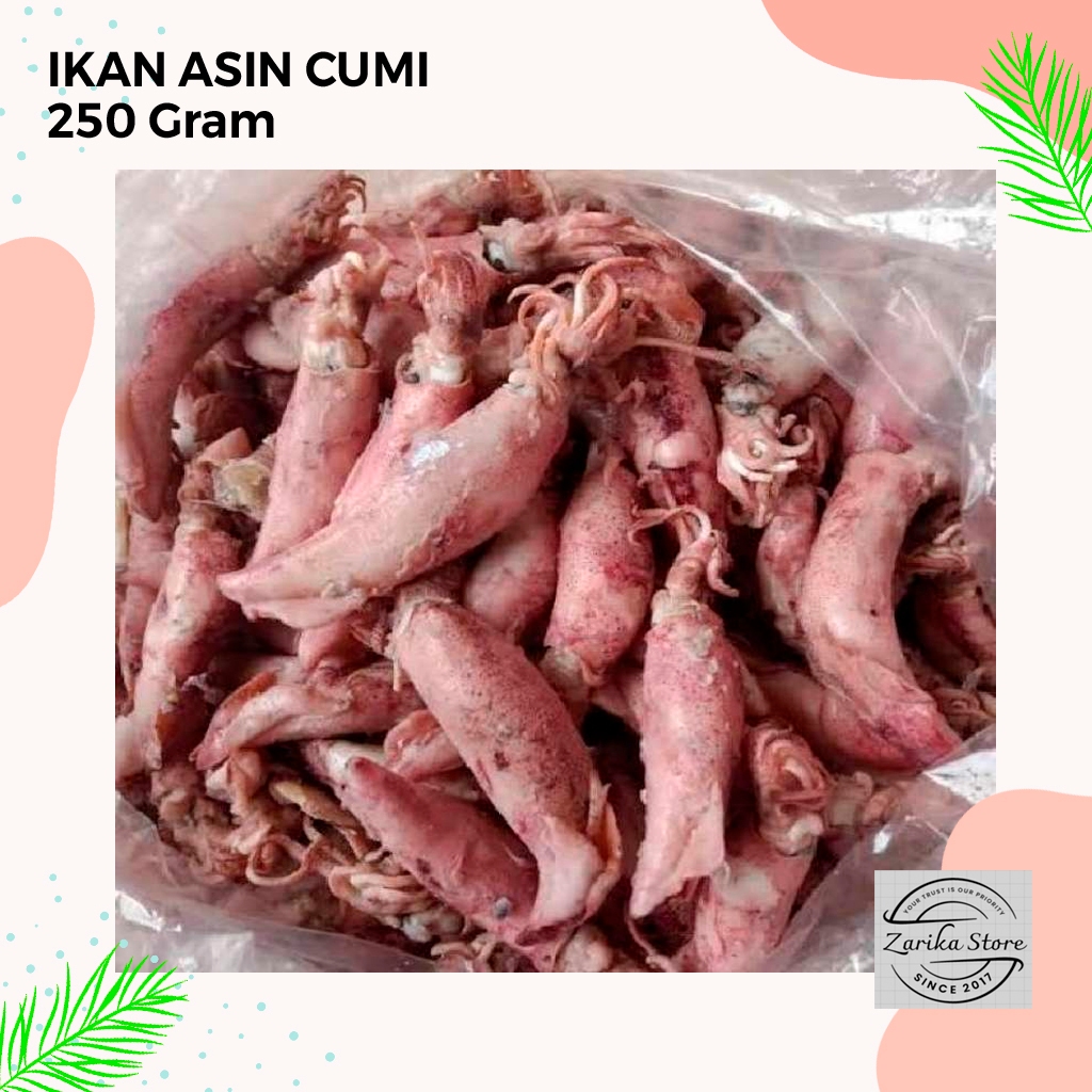 

Ikan Asin Cumi 250 gram 1/4 Seperempat / Cumi Asin Semi Basah