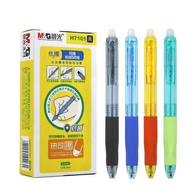 

M&G Erasable Mini Gel Pena ergonomis Grip Black 0,5mm - AKPH7101