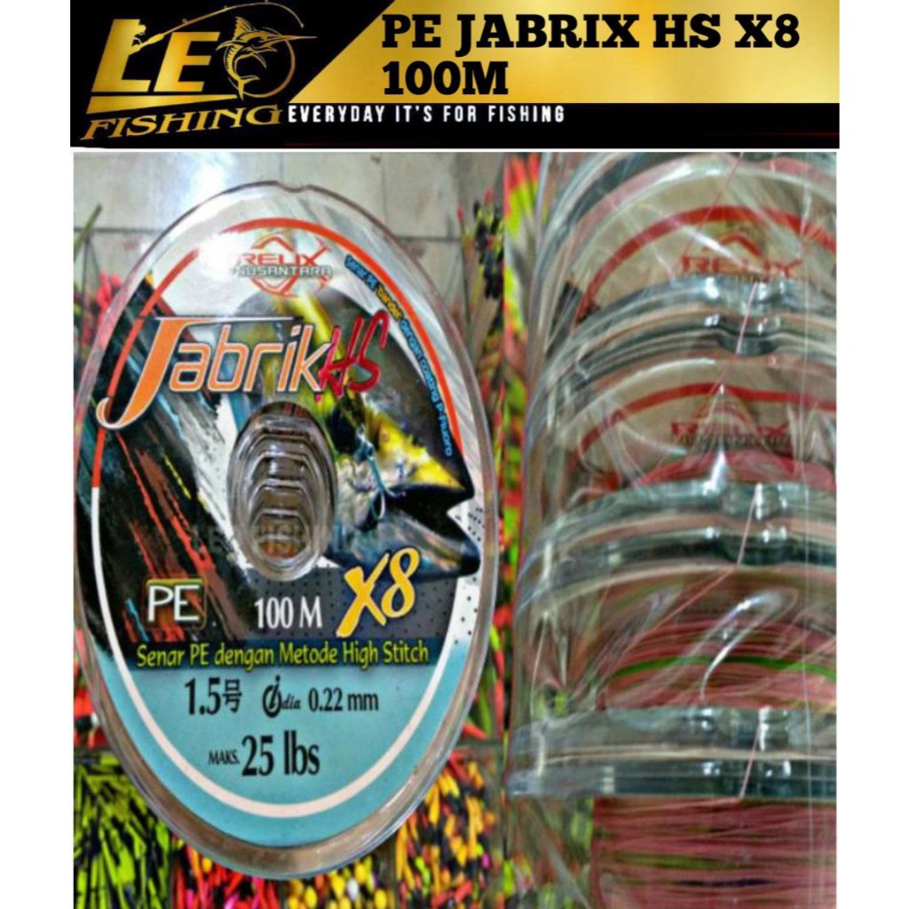 PE PANCING RELIX NUSANTARA JABRIK 100M MULTICOLOR