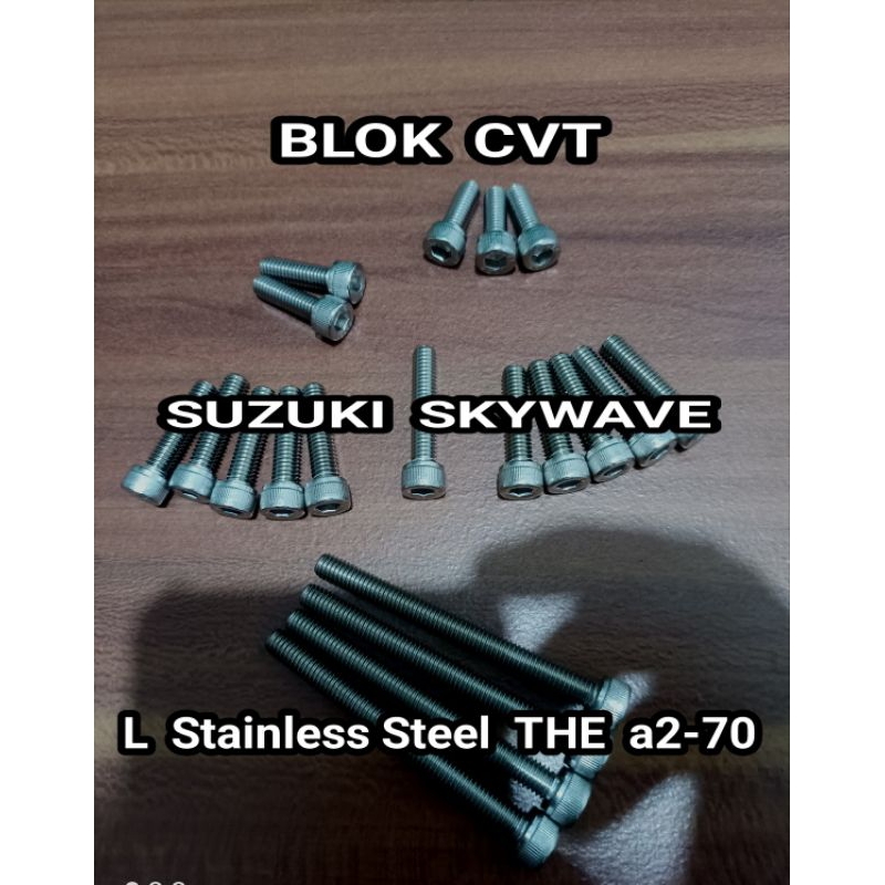 baut bak cvt skywave set stainless