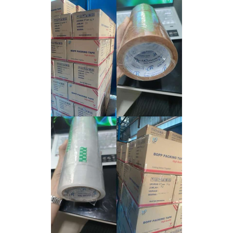 [1KARTON ISI 72]LAKBAN UKURAN 90yard KETEBALAN 45mm