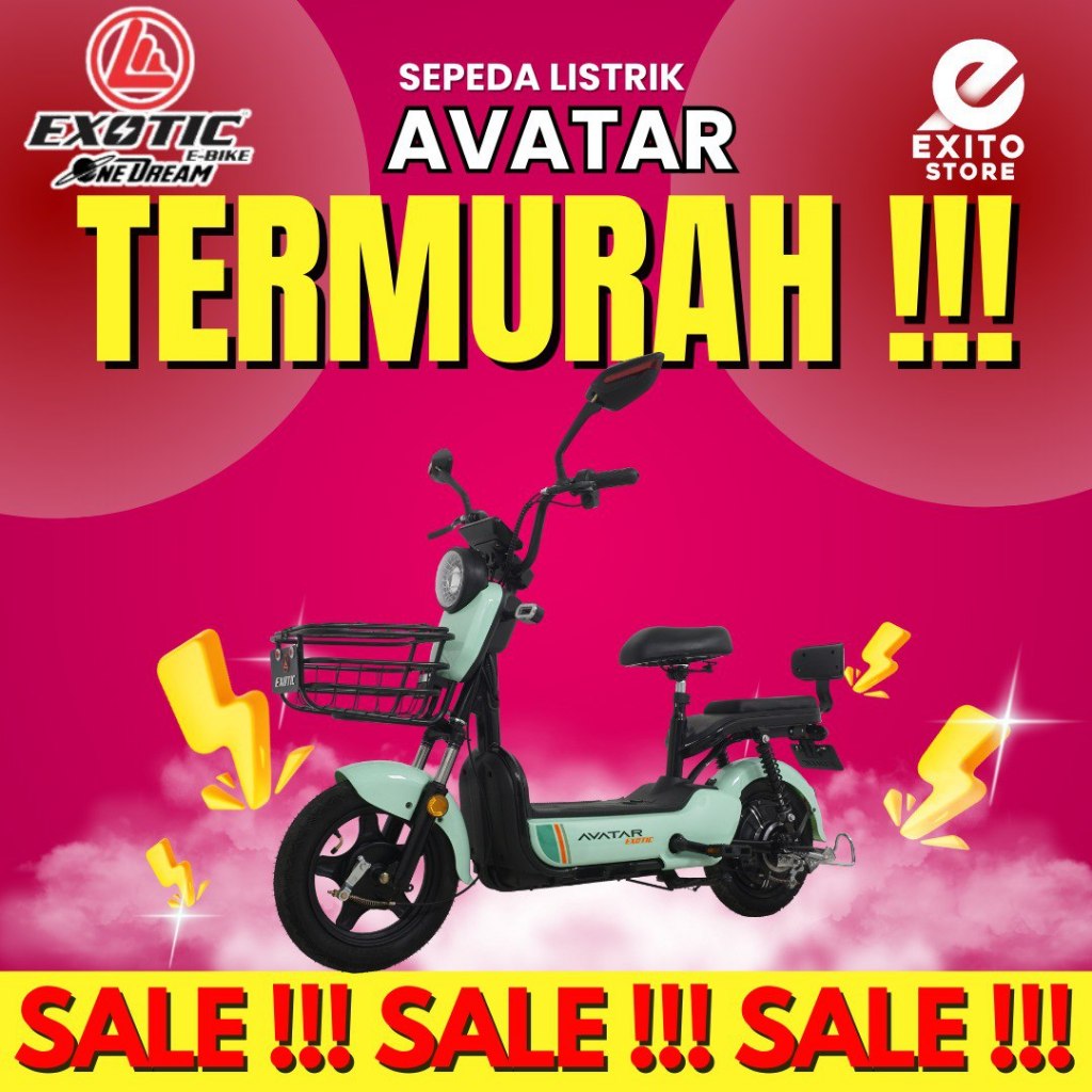 TERBARU Sepeda Listrik Exotic AVATAR by Pacific