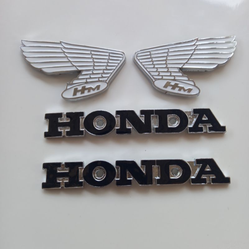 Emblem tangki import TAIWAN kualitas ORIGINAL cb 100 125 cb100 cb125 cb125s tahun tua