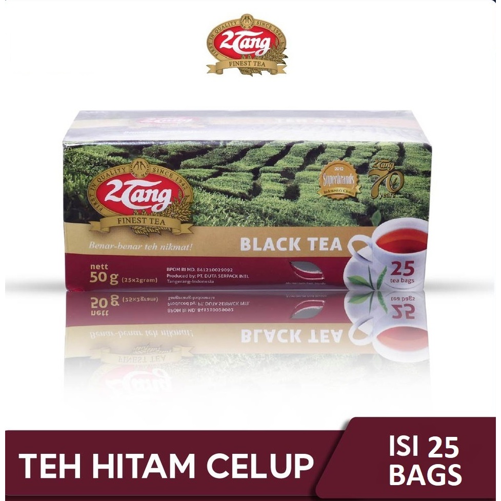 

Teh 2Tang Asli / Black Tea - 25 bag @ 2g