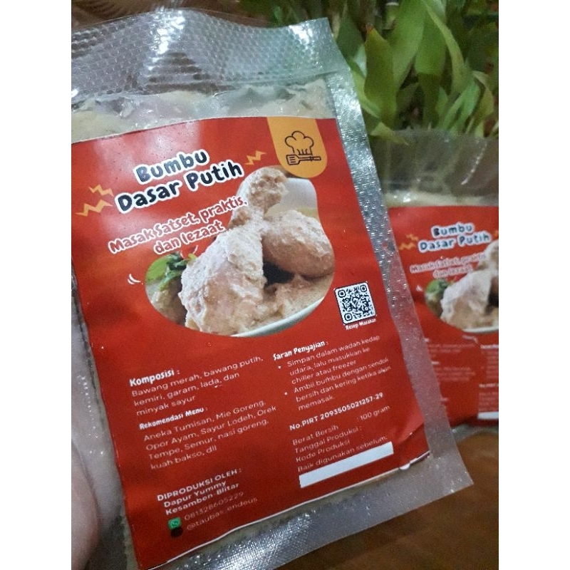 

(BUMBU INSTAN) Bumbu Dasar Putih | Bumbu Masak Serbaguna - Masak satset, praktis, dan nikmat