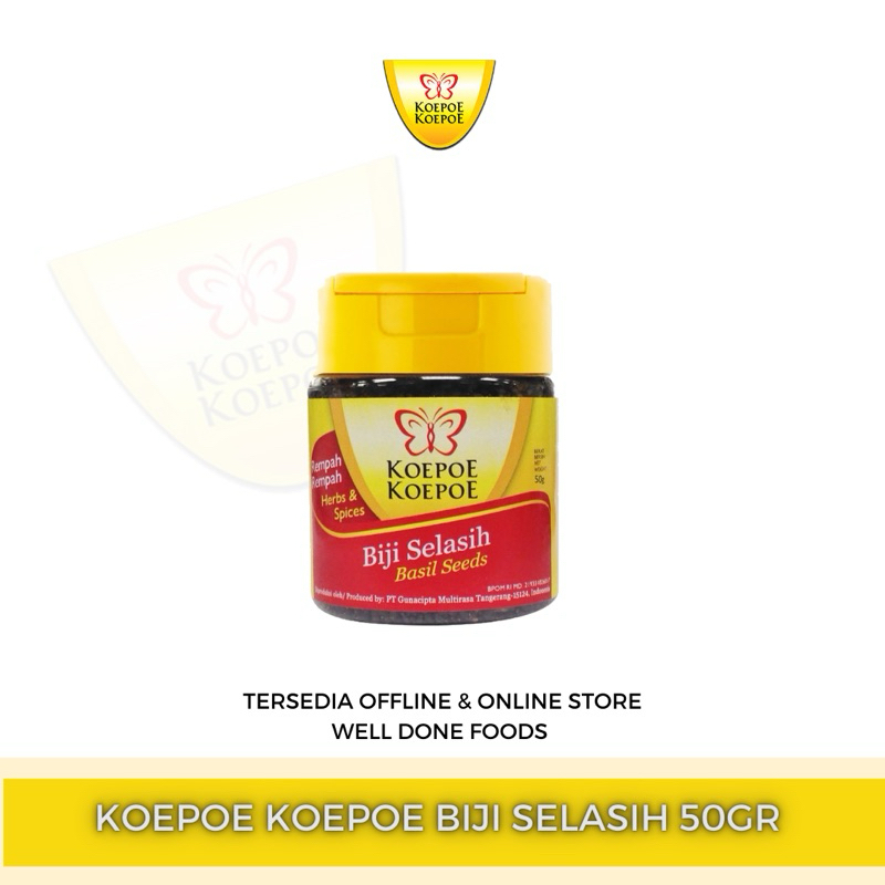 

Koepoe Koepoe Biji Selasih 50gr