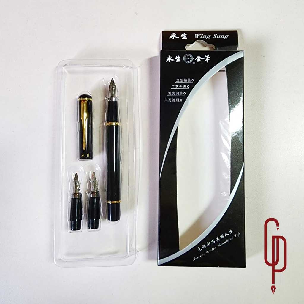 

Pulpen Calligraphy 1 Set / Pulpen Kaligrafi /Fountain Pen Bahan Metal