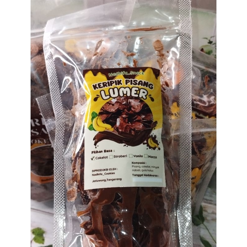 

keripik pisang coklat lumer/keripik pisang coklat